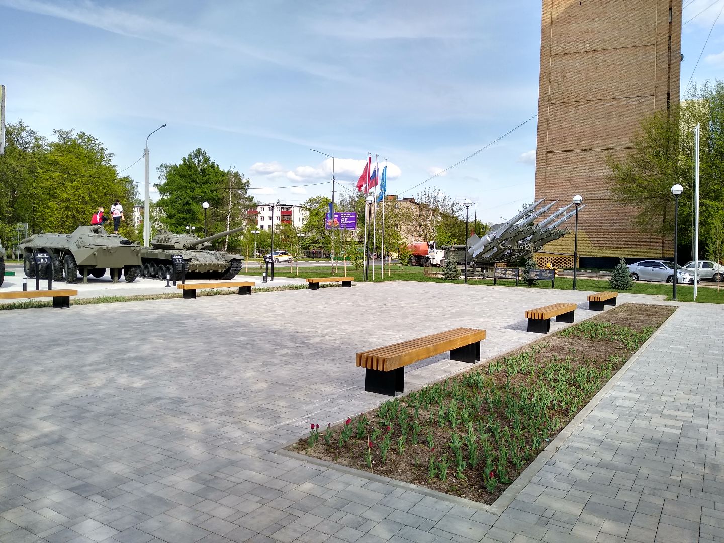 Раменское, благоустройство, музей военной техники
