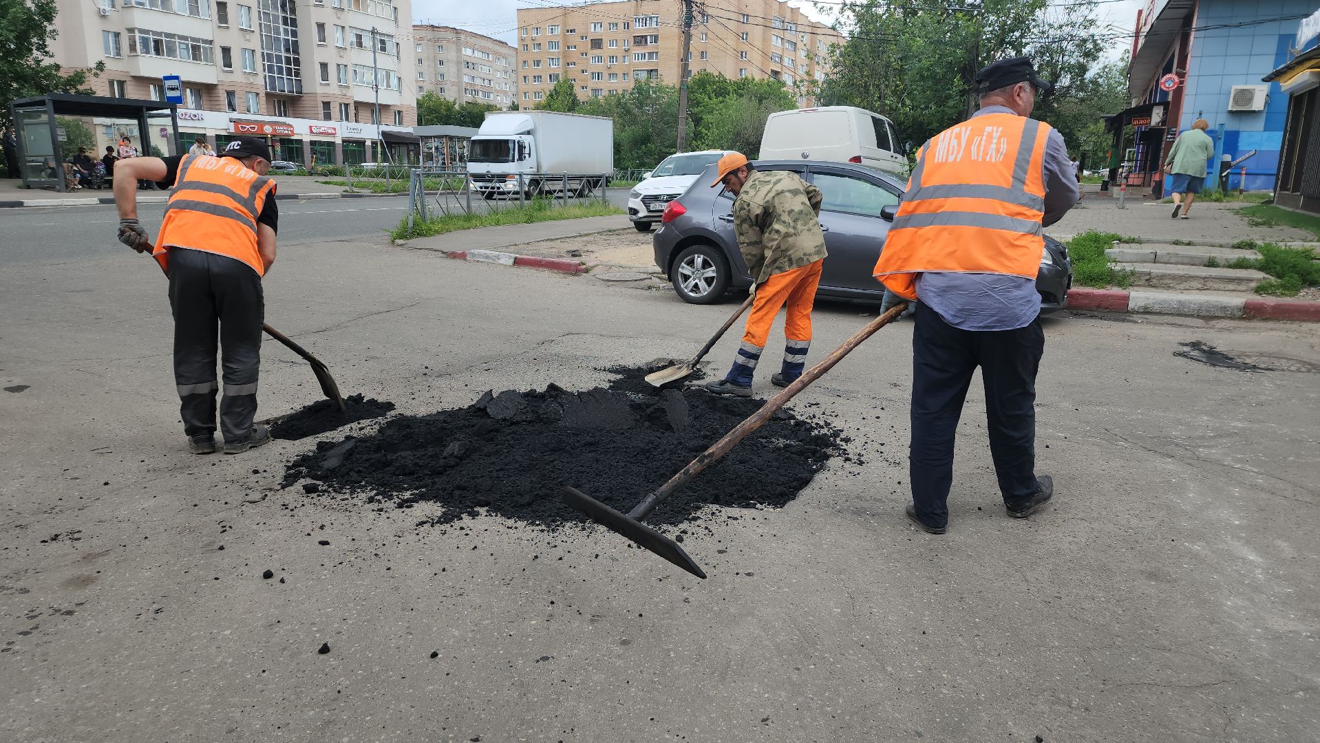 ивантеевка, вертикалки, ямочный ремонт, коммунальная служба,асфальтирование дворов,рабочие,добродел,жкх,благоустройство,