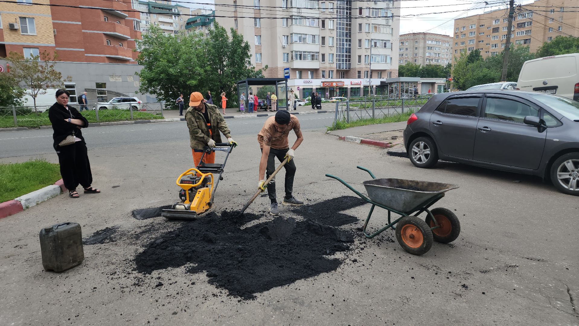 ивантеевка, вертикалки, ямочный ремонт, коммунальная служба,асфальтирование дворов,рабочие,добродел,жкх,благоустройство,