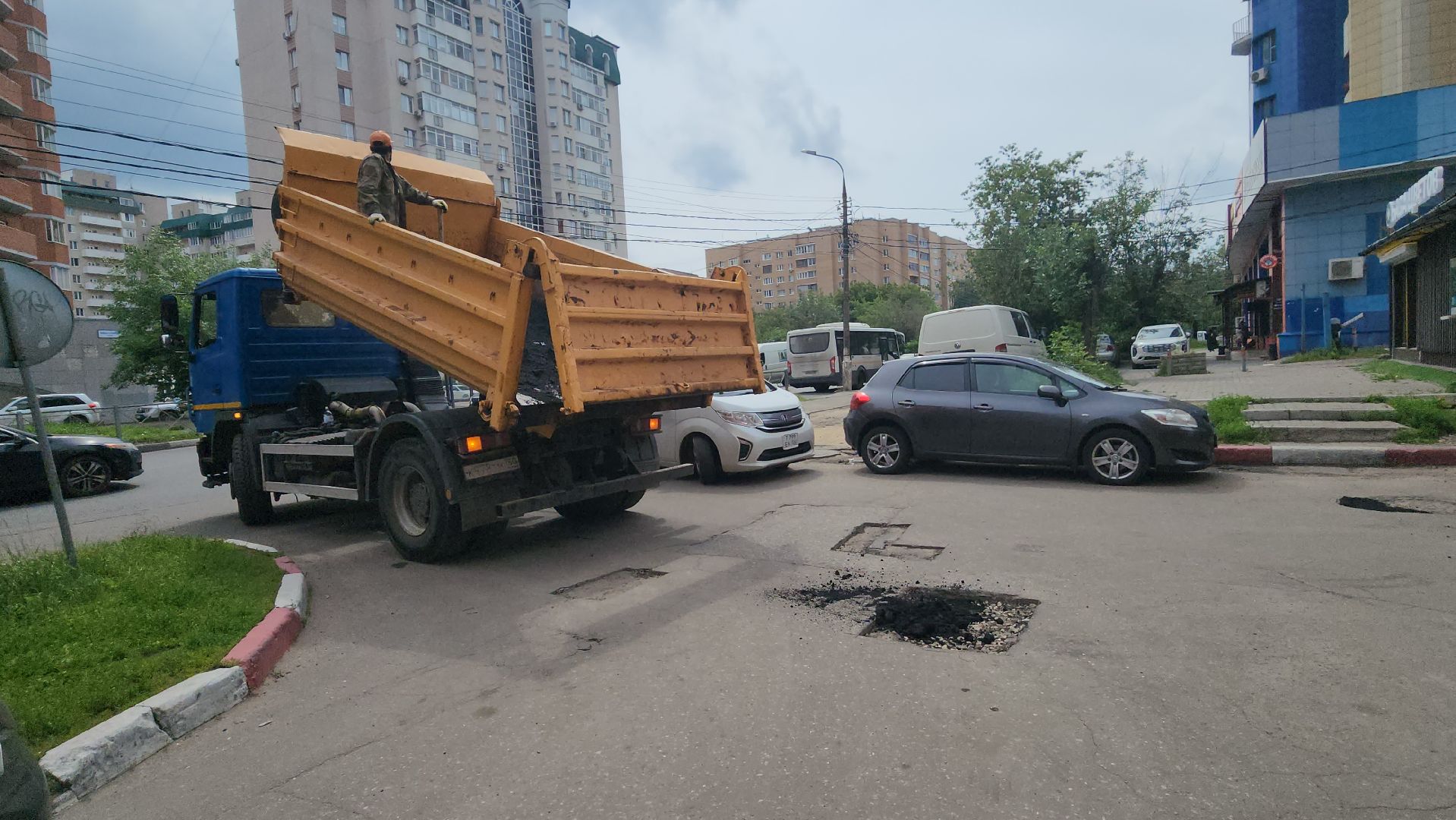 ивантеевка, вертикалки, ямочный ремонт, коммунальная служба,асфальтирование дворов,рабочие,добродел,жкх,благоустройство,