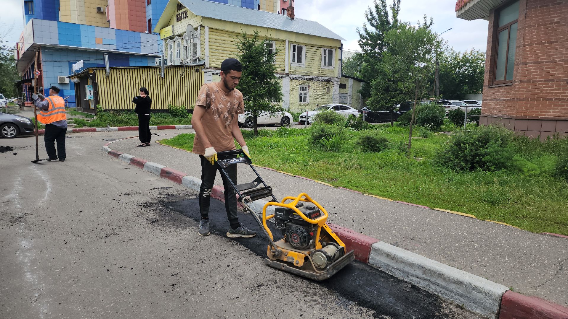 ивантеевка, вертикалки, ямочный ремонт, коммунальная служба,асфальтирование дворов,рабочие,добродел,жкх,благоустройство,