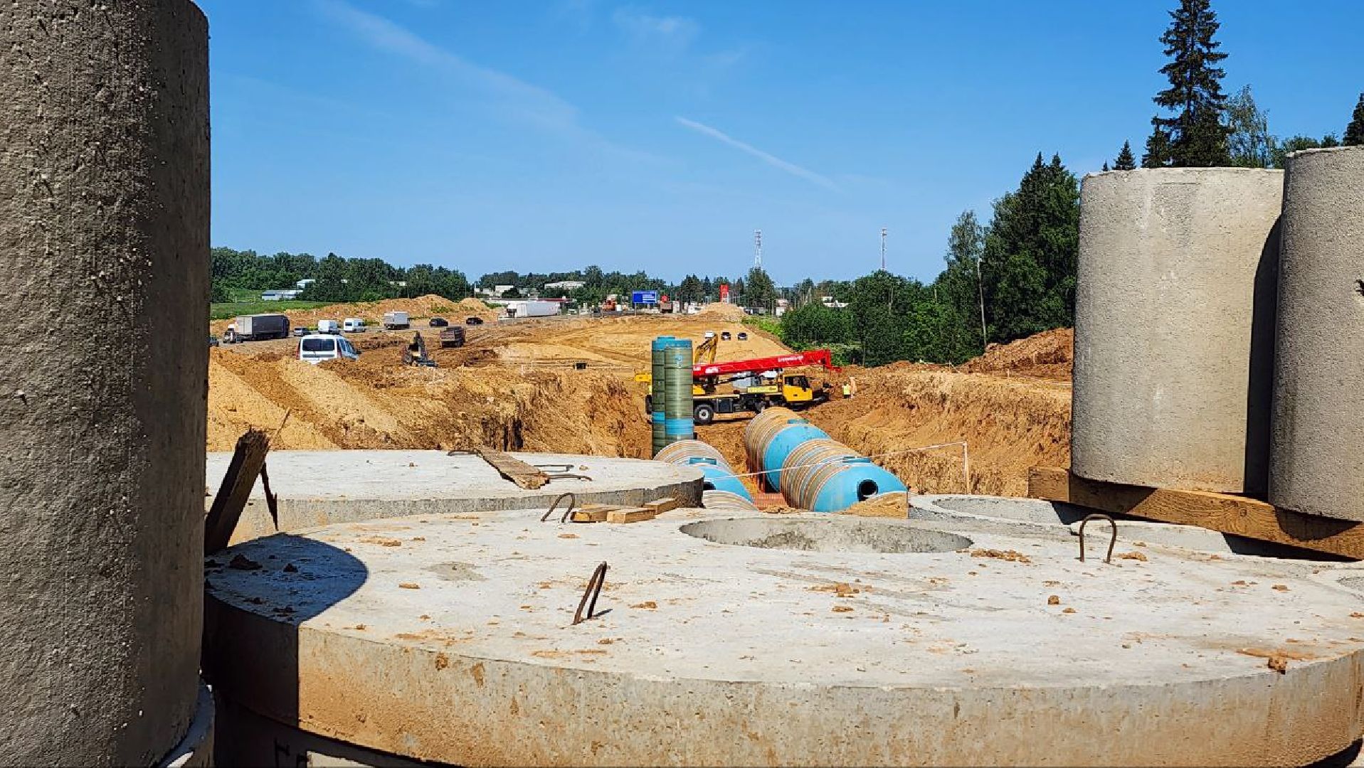 Дмитров, Развязка у Подосинок, ЦКАД, Автобан, Минтранс,