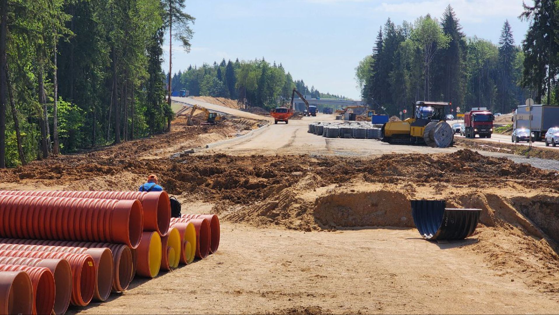 Дмитров, Развязка у Подосинок, ЦКАД, Автобан, Минтранс,