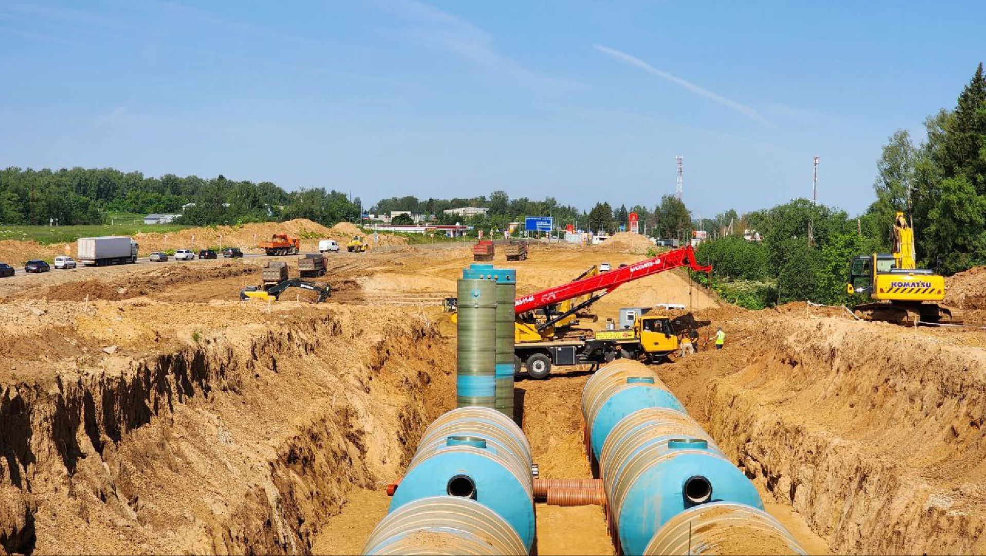 Дмитров, Развязка у Подосинок, ЦКАД, Автобан, Минтранс,