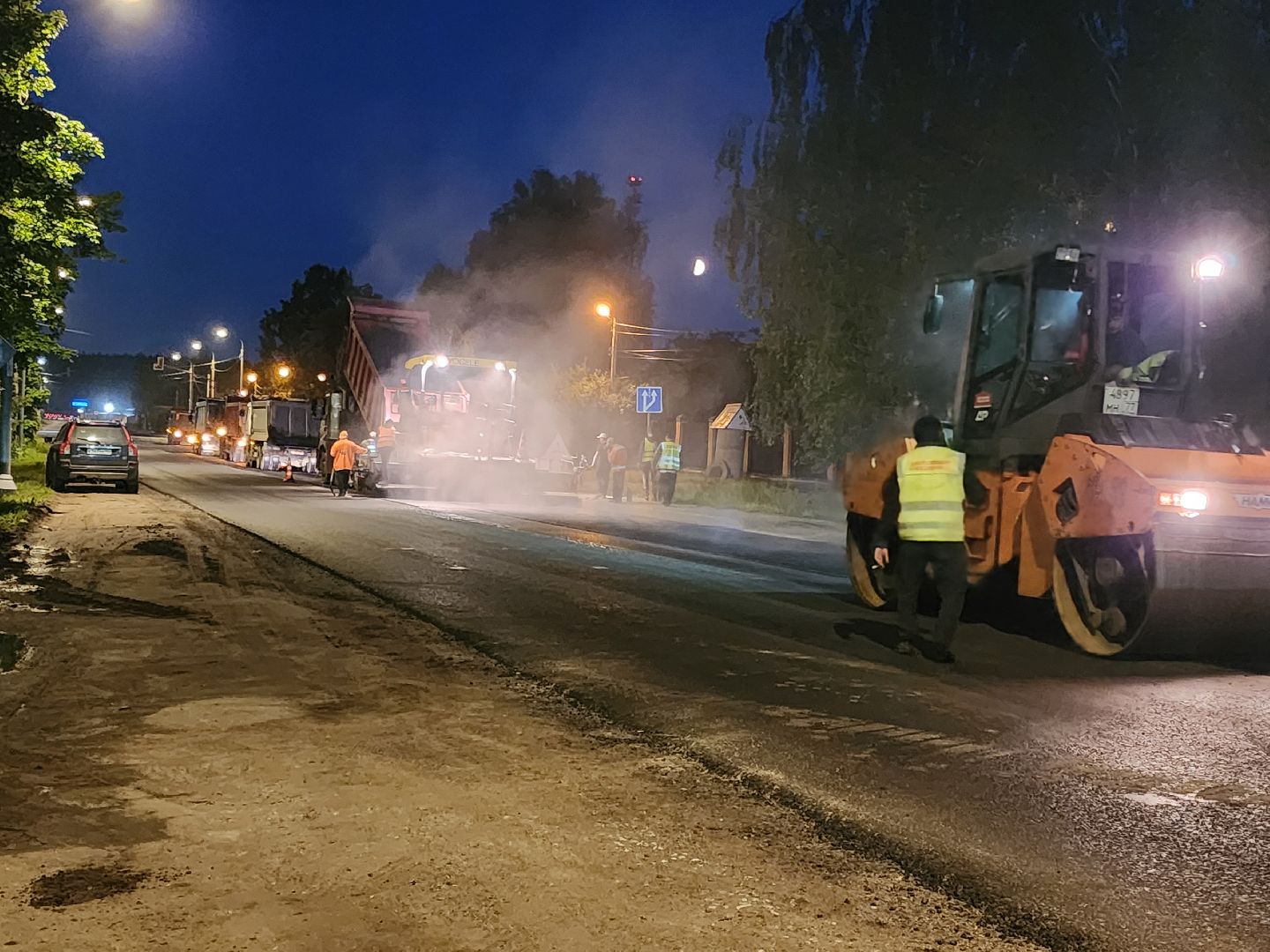 старое ярославское шоссе, талицы, рахманово, дороги, ремонт дороги,