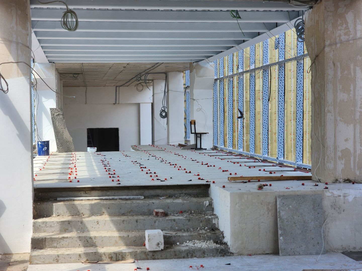 королёв, строительство пристройки к школе, пристройка на 400 мест, губернатор московской области, школа 1,