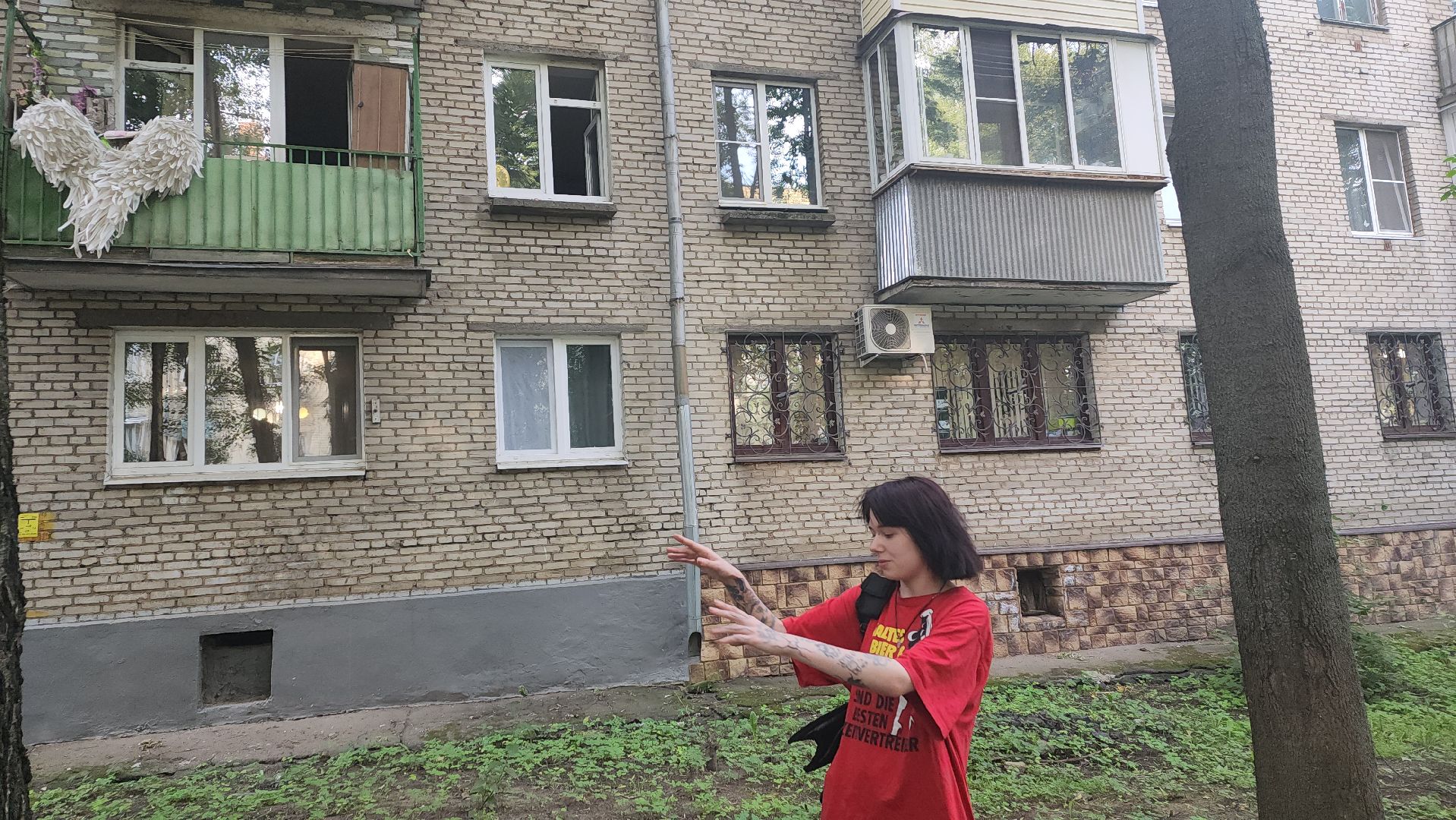 вертикалки, пушкино, ангел, балкон,музыка, необычные фигуры,увлечения,