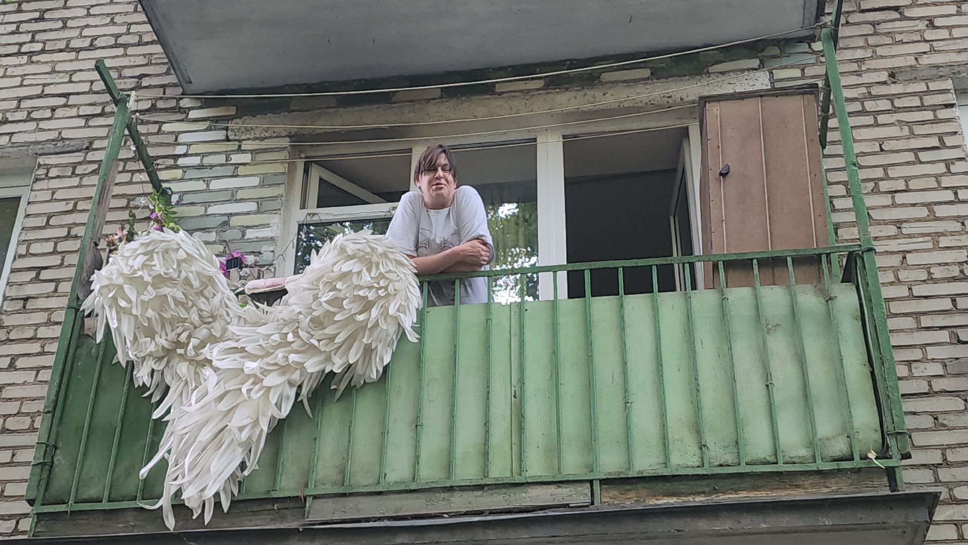 вертикалки, пушкино, ангел, балкон,музыка, необычные фигуры,увлечения,