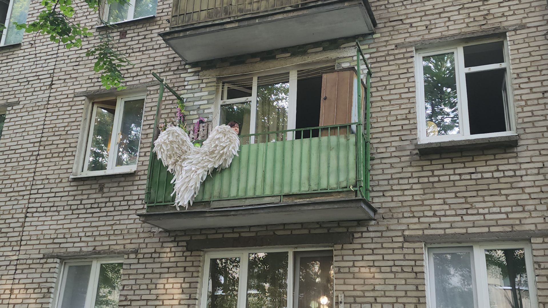 вертикалки, пушкино, ангел, балкон,музыка, необычные фигуры,увлечения,