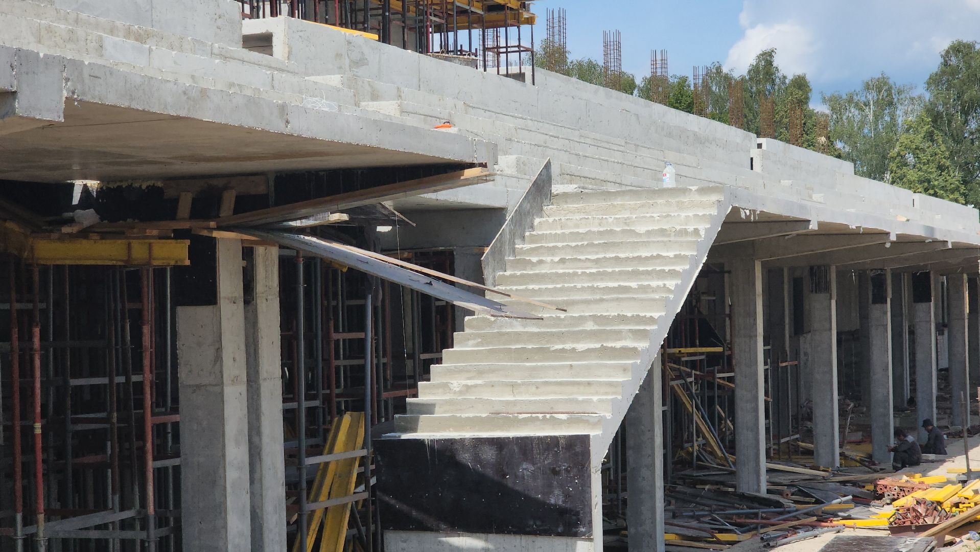 Луховицы #Строительство #СтадионСпартак ,