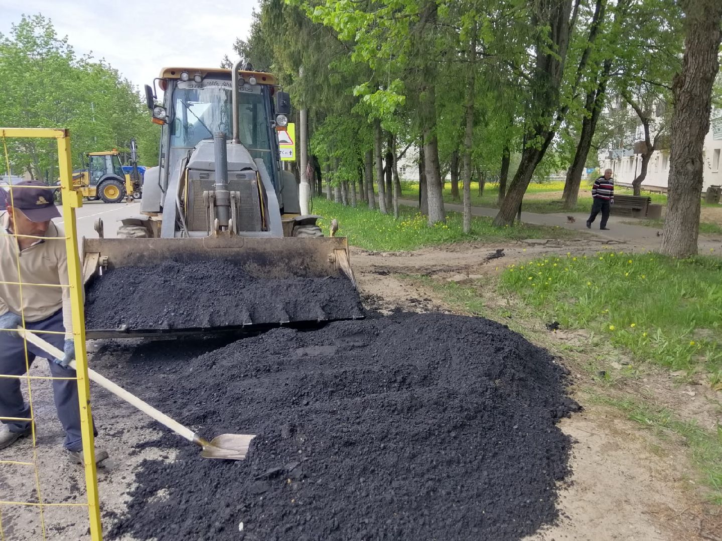 городской округ восход, благоустройство, асфальтовое покрытие, асфальтирование,