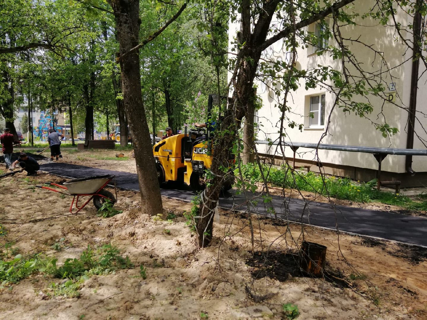 городской округ восход, благоустройство, асфальтовое покрытие, асфальтирование,