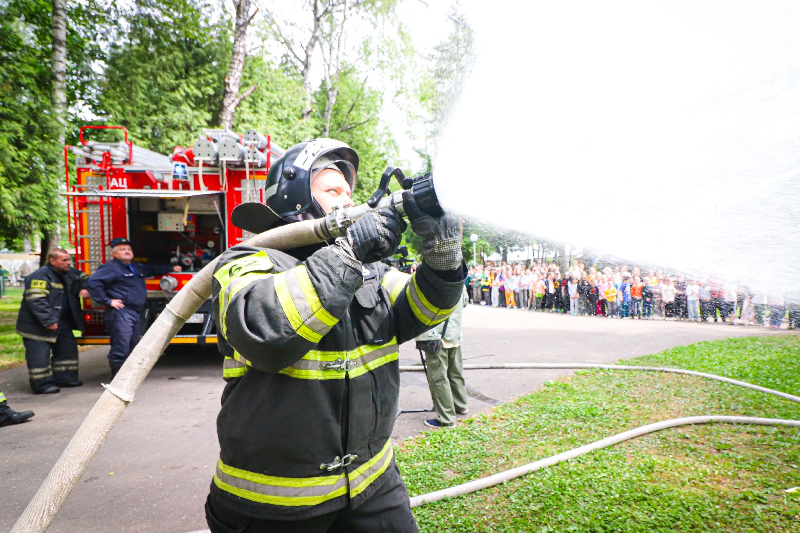 клин, дети, пожарные, образование,