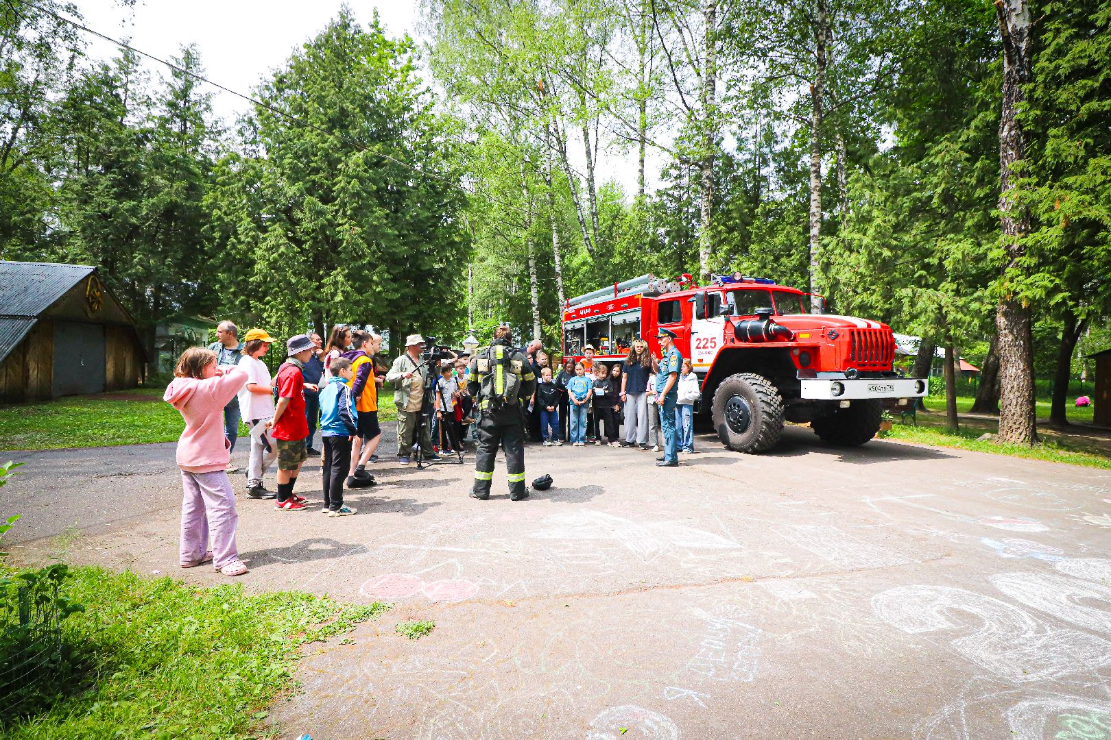 клин, дети, пожарные, образование,