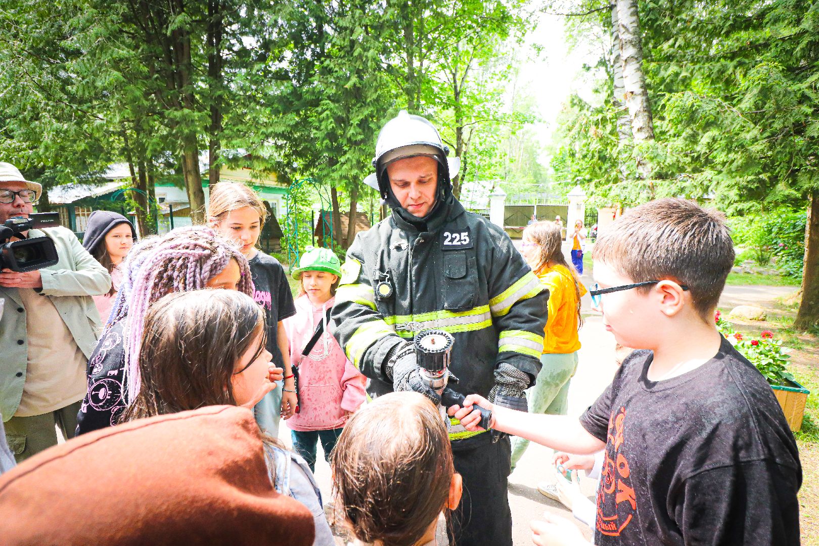 клин, дети, пожарные, образование,