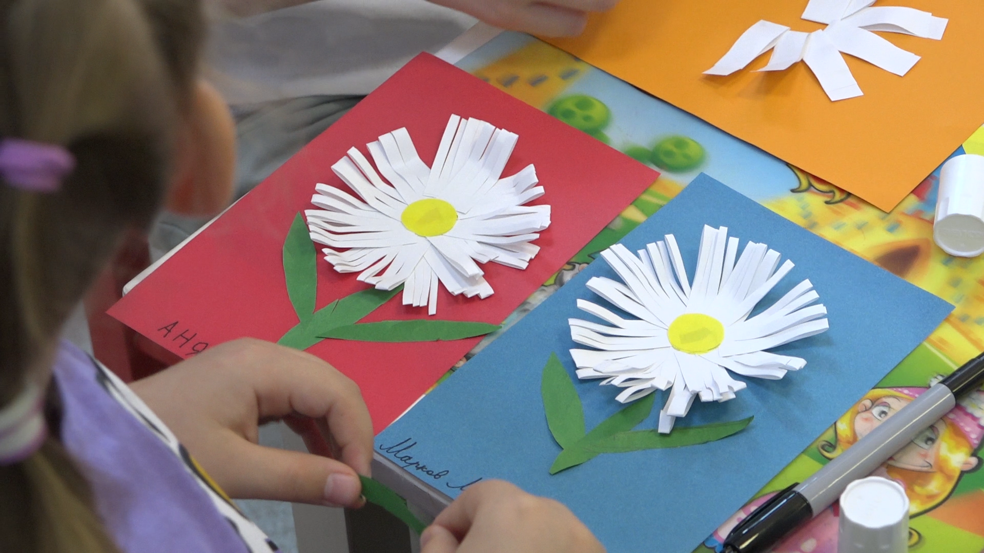 мфц власиха, день семьи любви и верности, власиха день семьи,  мастер класс ромашка,