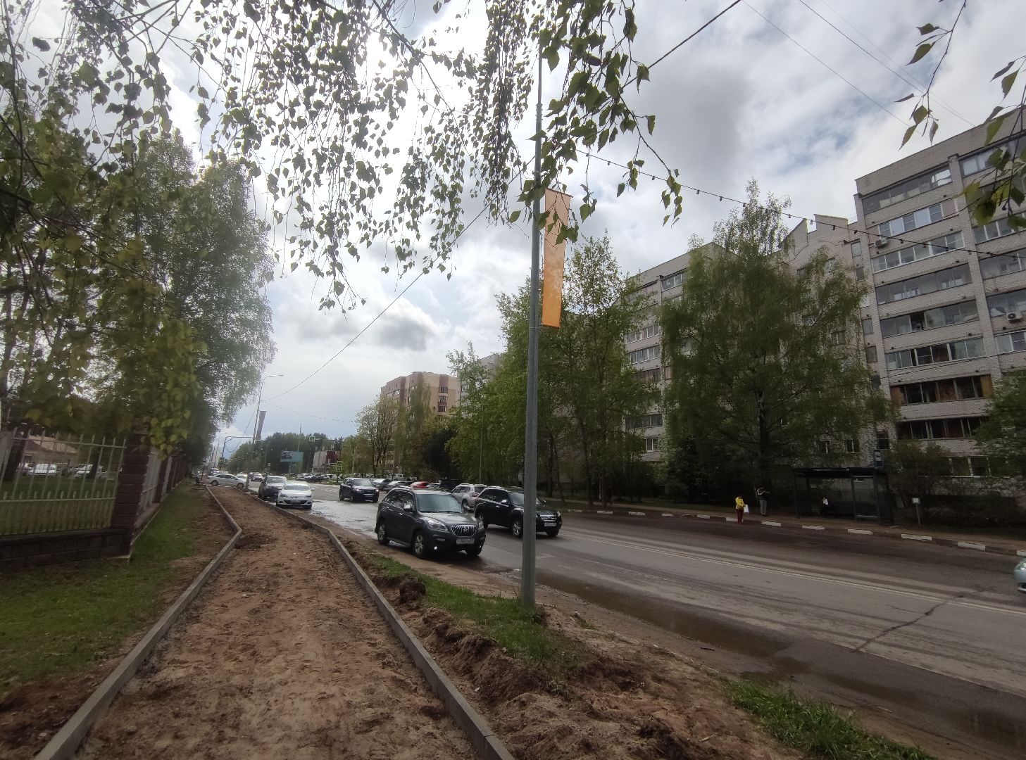 благоустройство, украшения к празднику, Дубна