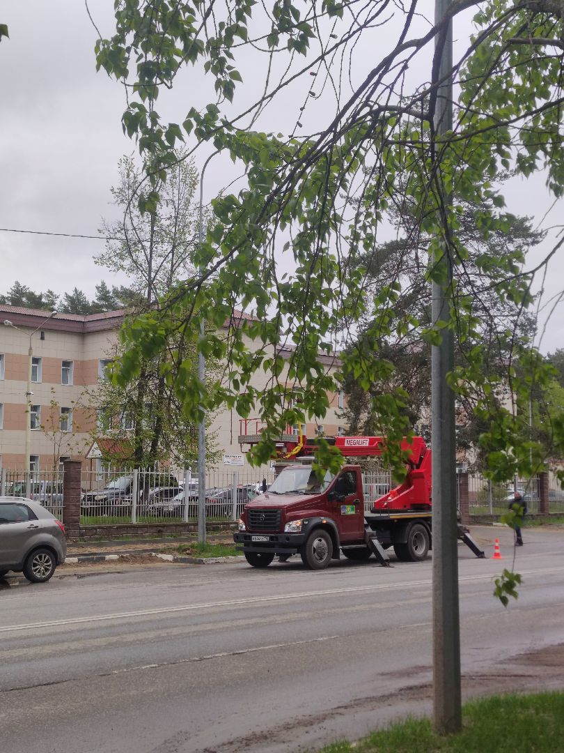 благоустройство, украшения к празднику, Дубна