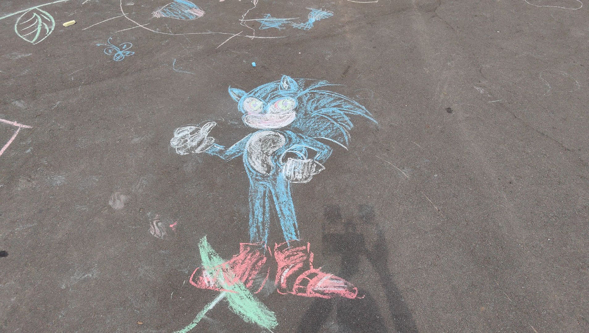 состязания, парк, квест, рисунки, мелки, семья,