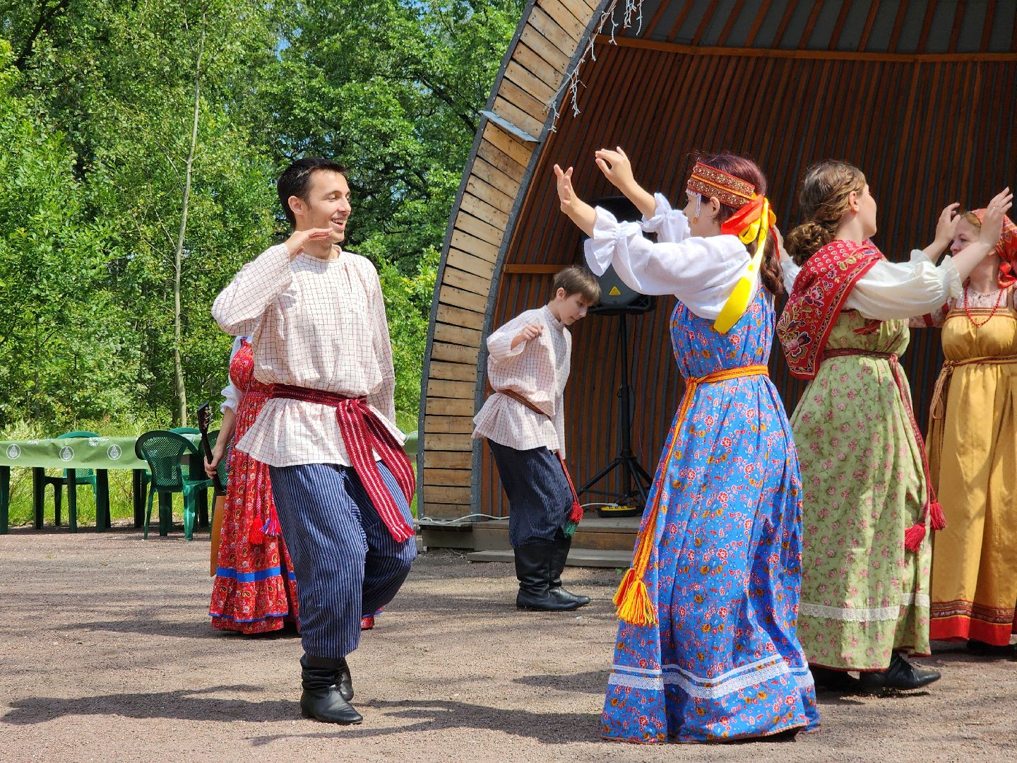 фрязино, день семьи любви и верности, концерт в парке, летний детский лагерь,