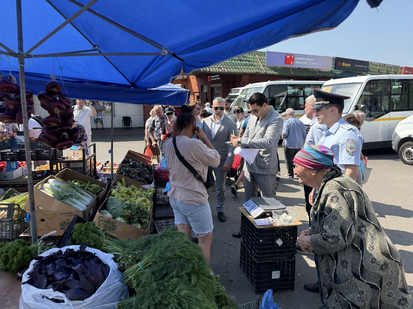 люберцы, незаконная торговля, рейд, народная дружина, полиция,