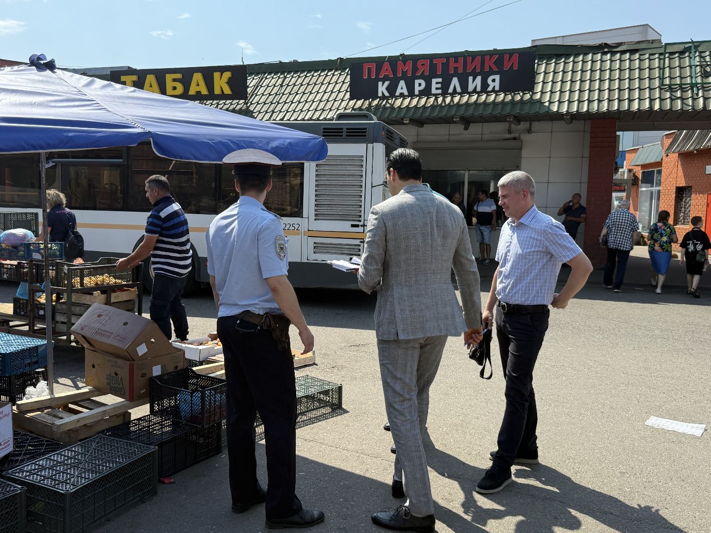 люберцы, незаконная торговля, рейд, народная дружина, полиция,