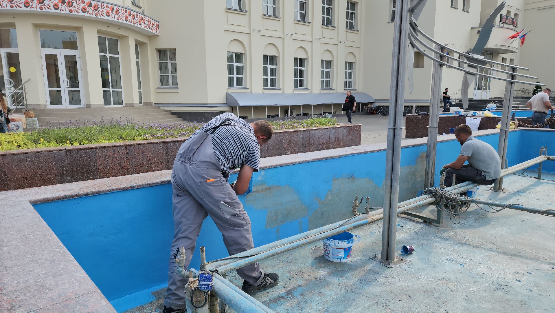 Гидроизоляция, Фонтан, Лобня, Благоустройство ,