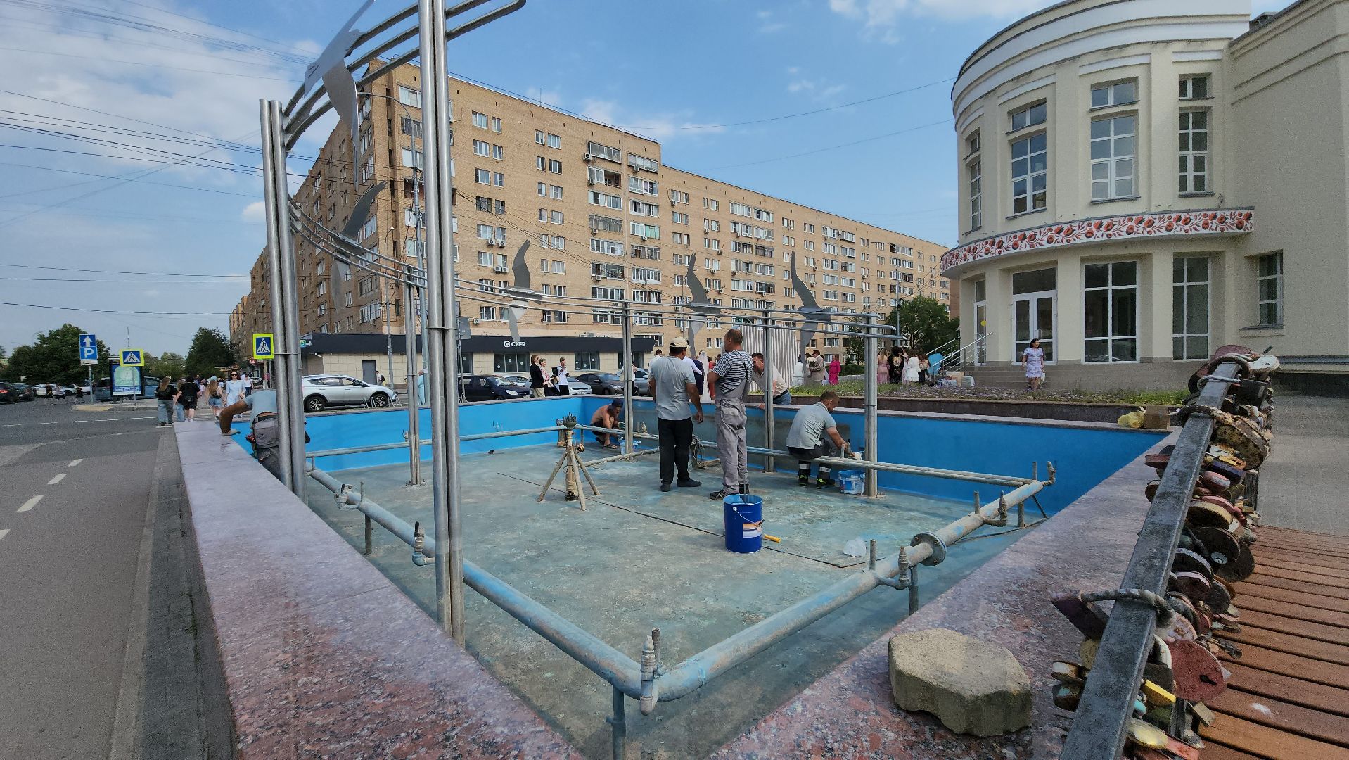 Гидроизоляция, Фонтан, Лобня, Благоустройство ,