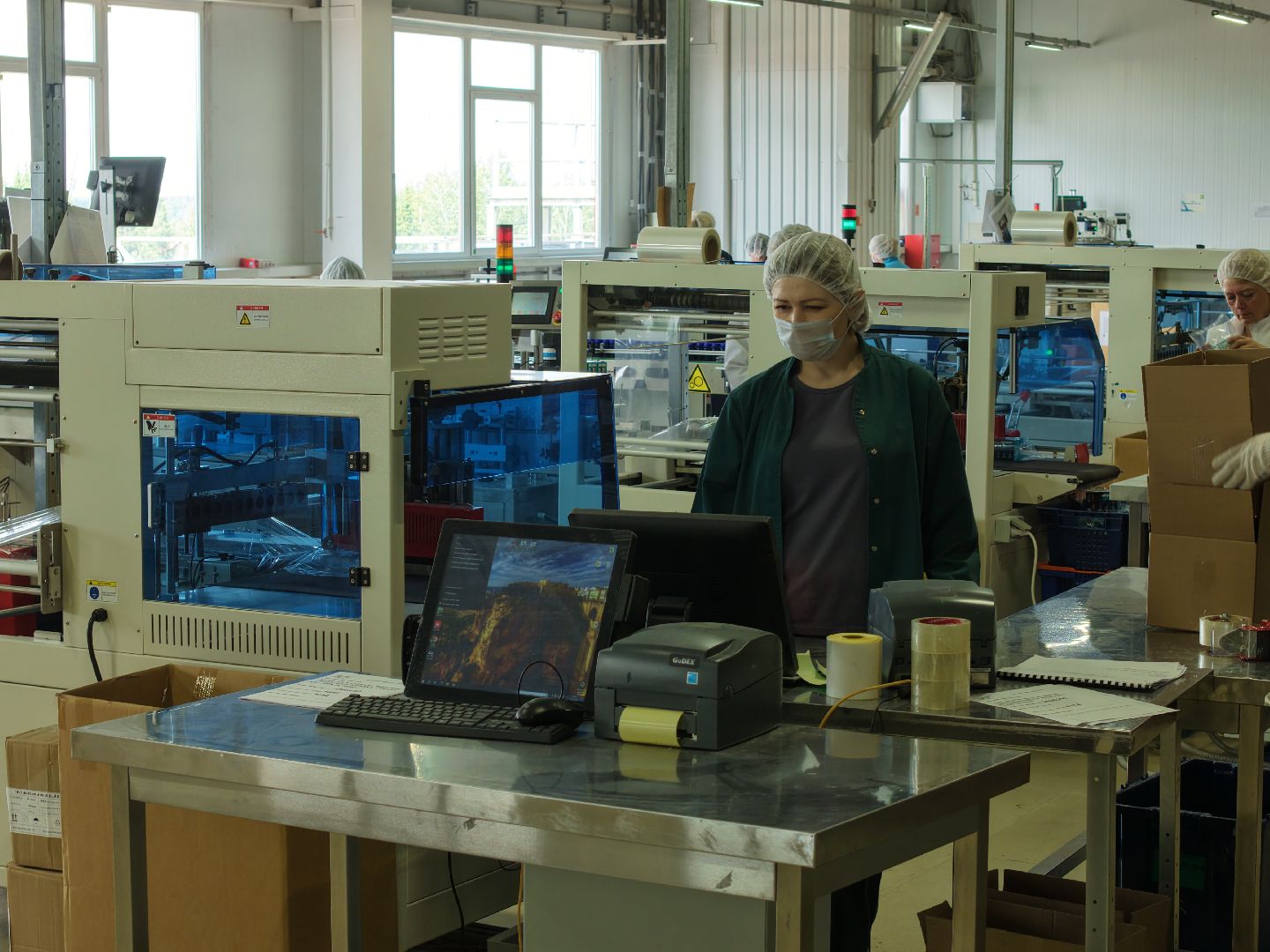 видео с коптера,  производство БАДов, завод в рузе,