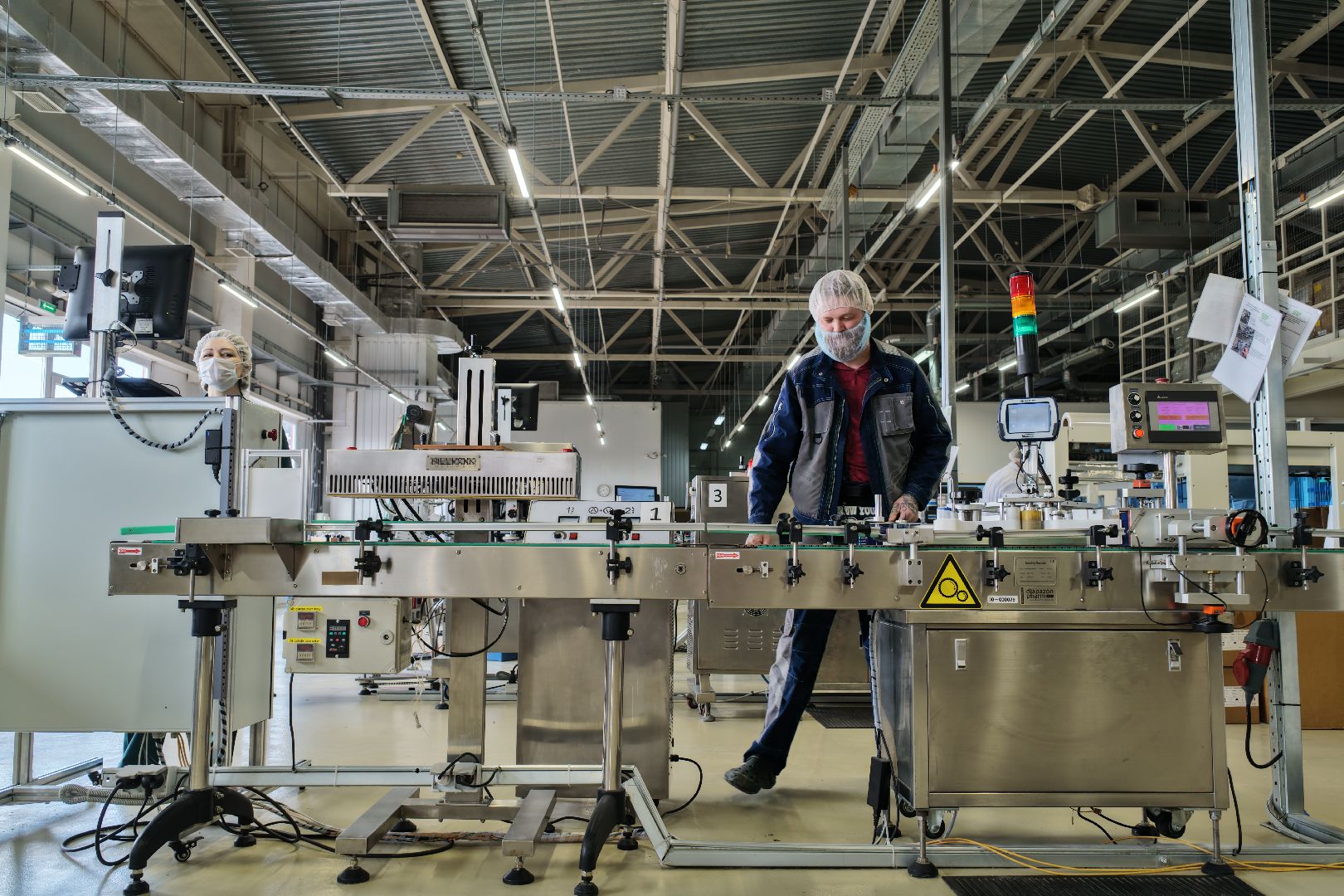 видео с коптера,  производство БАДов, завод в рузе,