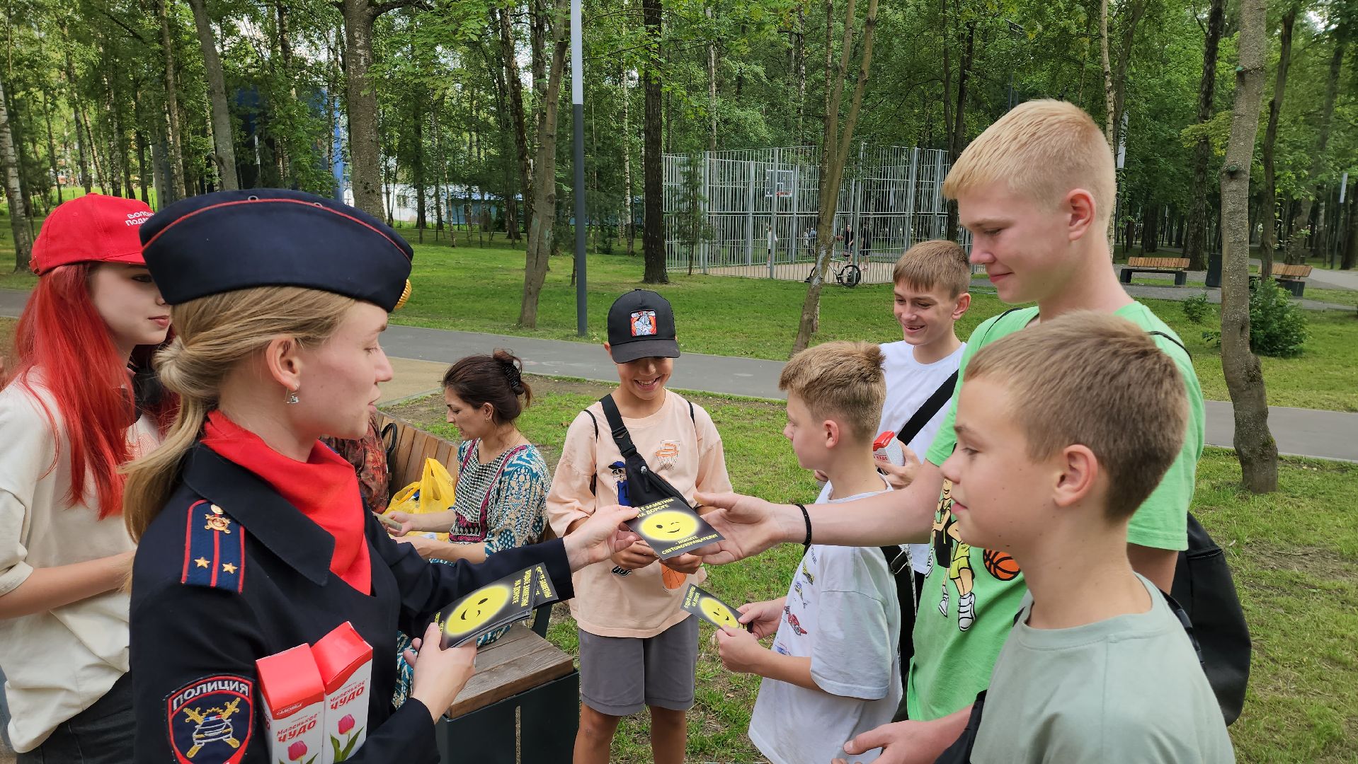 Акция, Светоотражатели , светоотражающие элементы,Лобня ,госавтоинспекция,