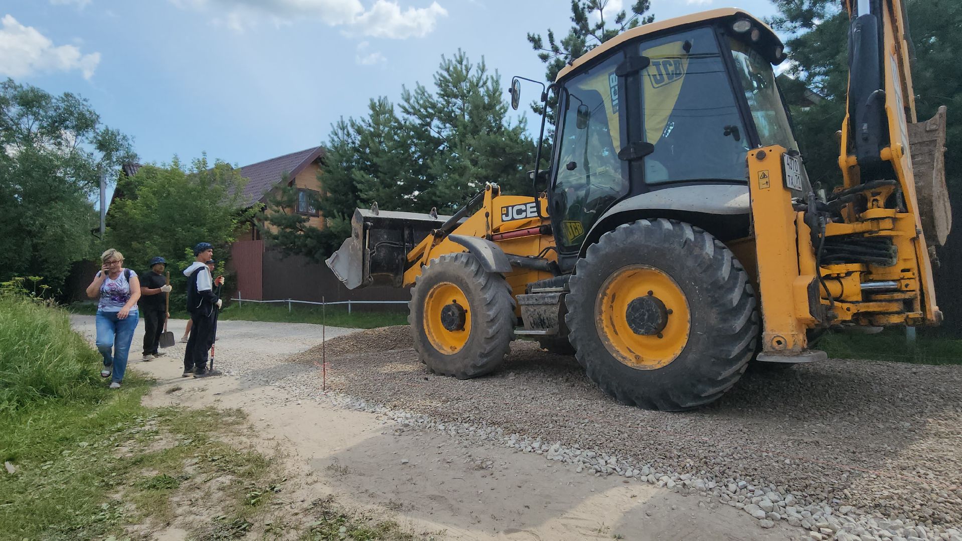 серпухов, деревня дашковка, строительство дороги,