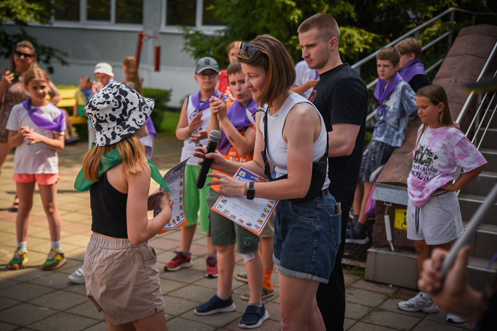 бронницы, летний лагерь в бронницах , спортивные игры в лагере, дети ,