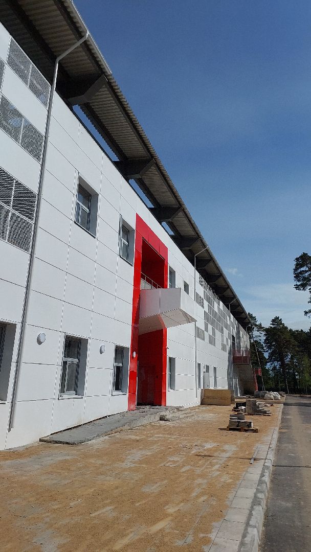 стадион, спартак, серпухов, строительство, реконструкция, фасады, спорт,