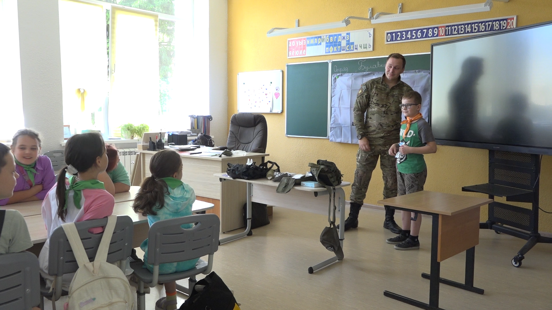 первая помощь, мастер-класс для детей, школьный лагерь радуга, школа имени попова, власиха школа попова,