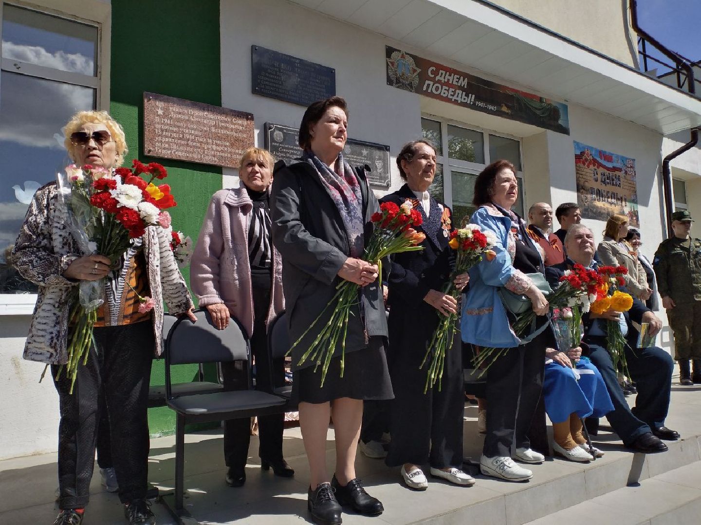 ученики, школа, праздник, День Победы, ветераны, Лосино-Петровский