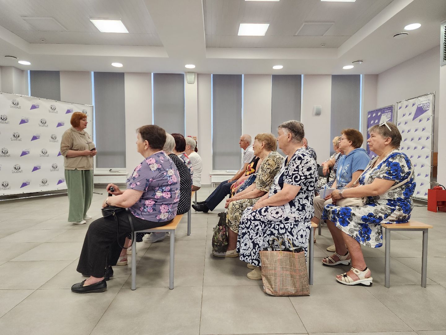 раменское, медицина, школа здоровья раменской больницы, занятие в дубовой роще,