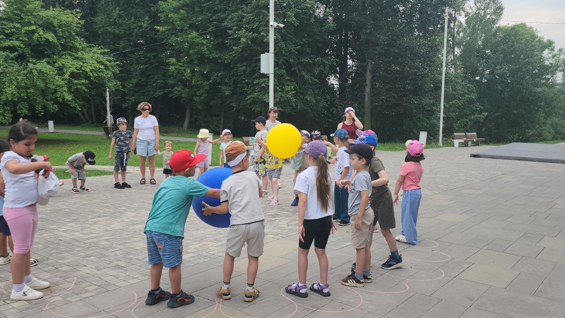 Истра , Парк, Дети, игры на свежем воздухе, Спорт,