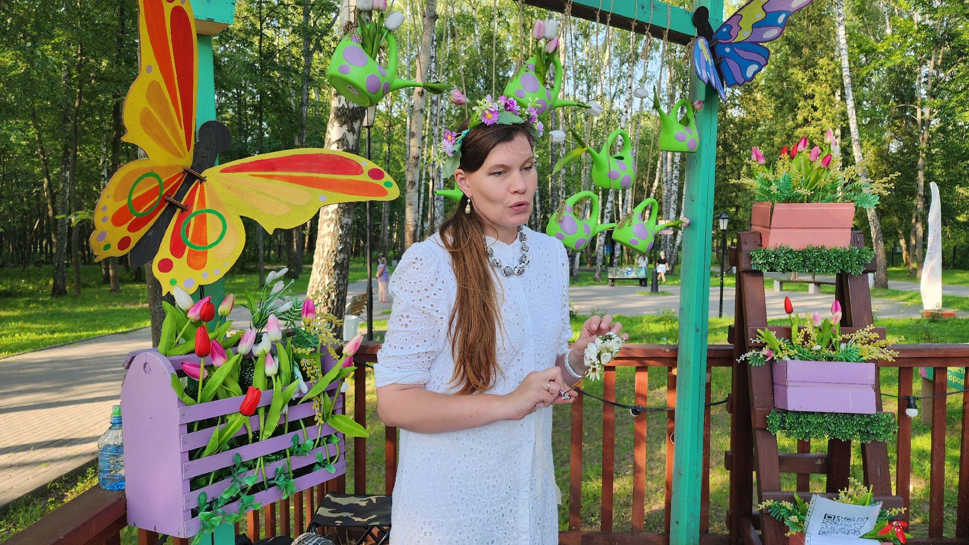 кашира, праздник, парк, лекция, венок, союз женщин россии,