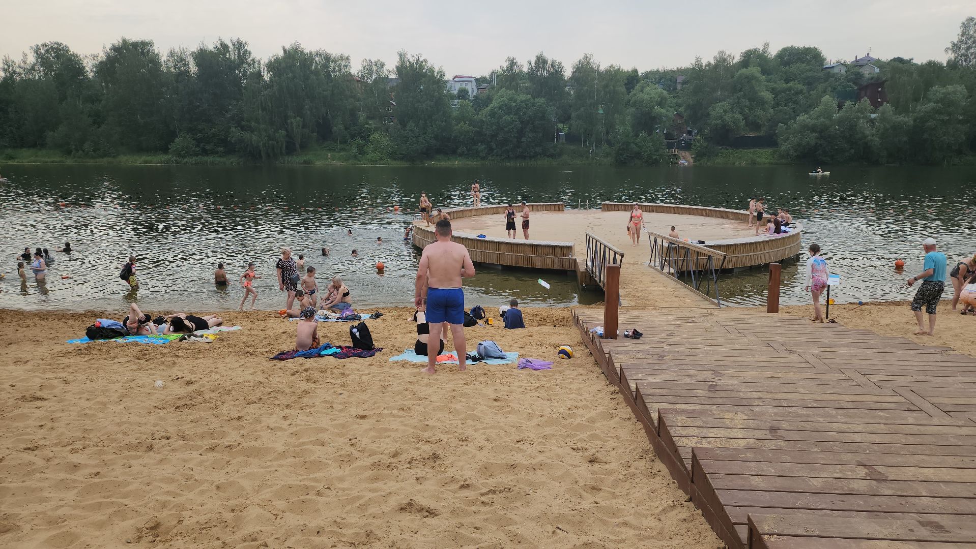 пляж, лето в подмосковье, синичка, красногорск,