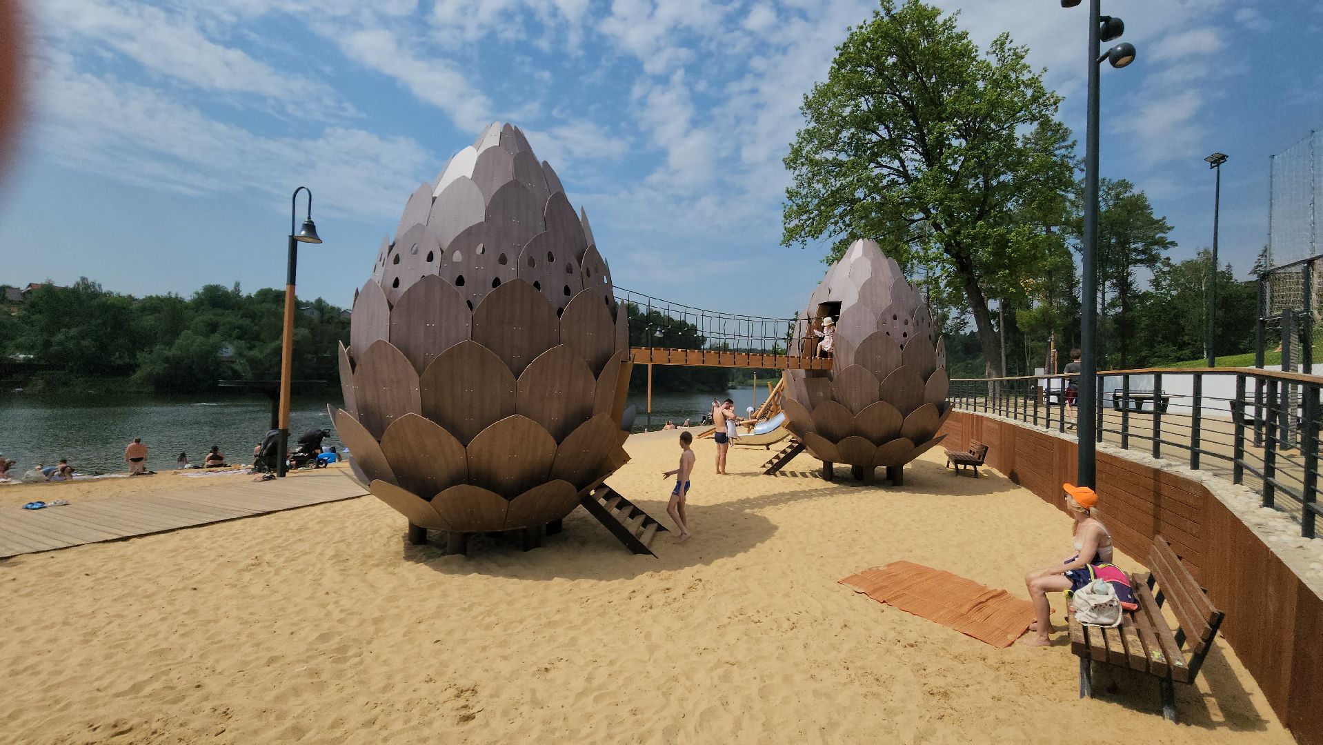 пляж, лето в подмосковье, синичка, красногорск,