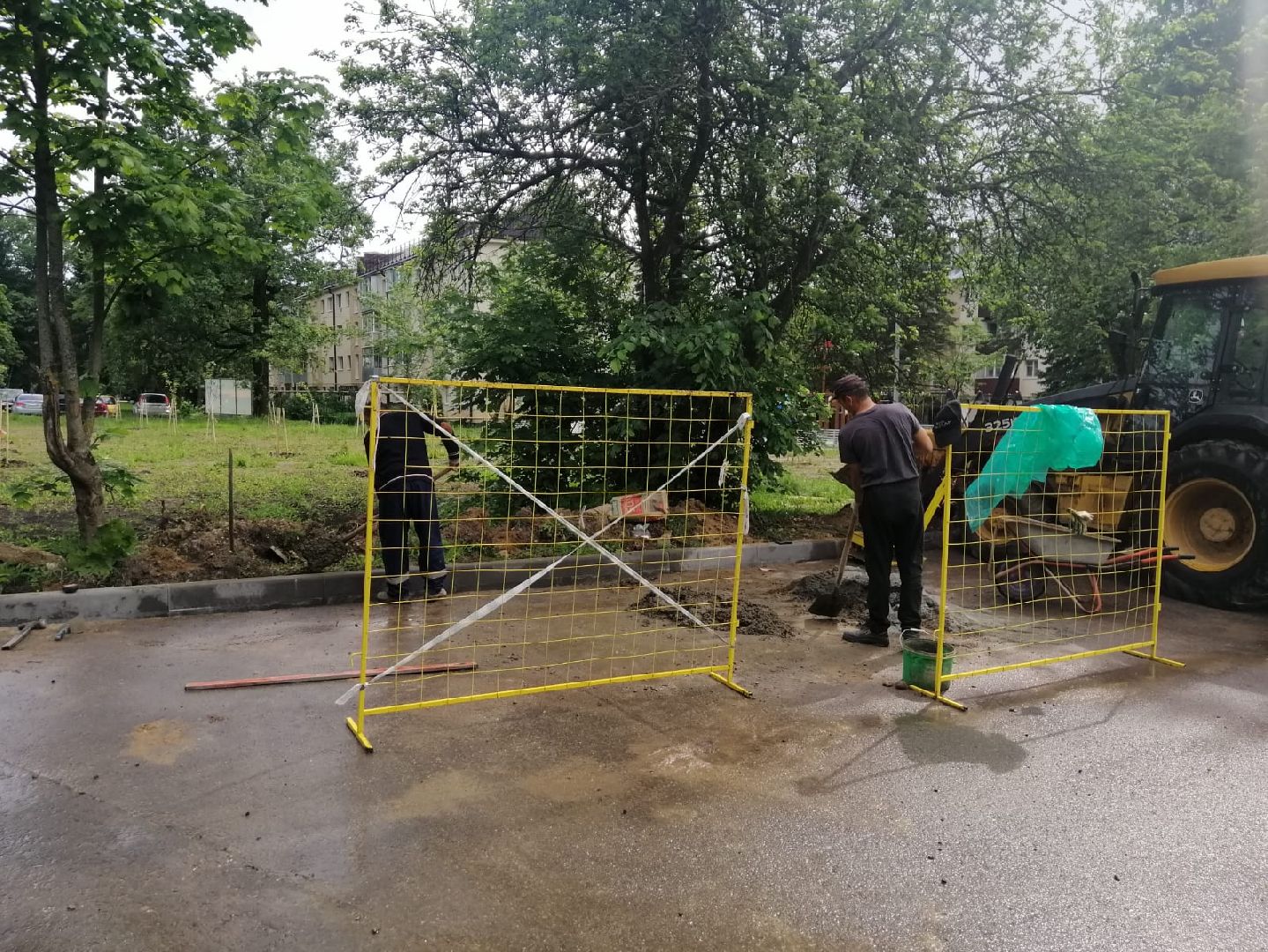 городской округ восход, благоустройство, парковка автомобилей, парковочный карман,