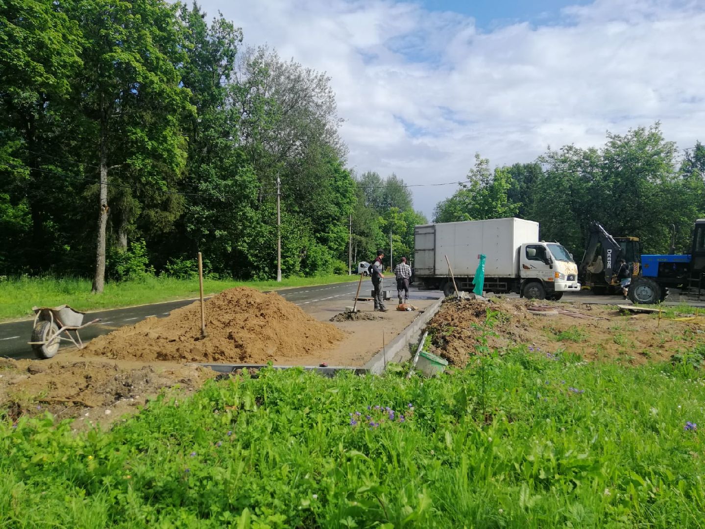 городской округ восход, благоустройство, парковка автомобилей, парковочный карман,