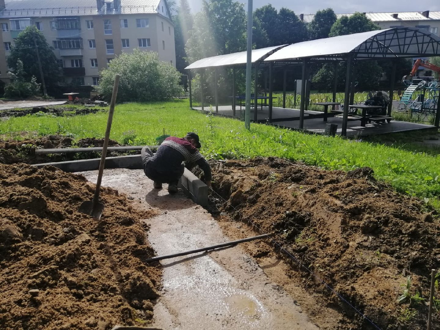 городской округ восход, благоустройство, парковка автомобилей, парковочный карман,