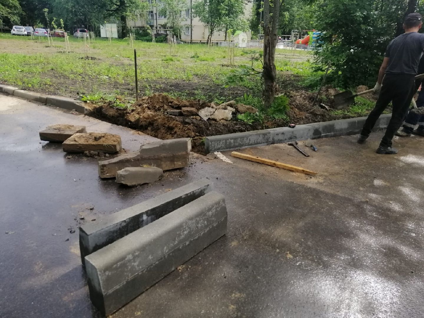 городской округ восход, благоустройство, парковка автомобилей, парковочный карман,