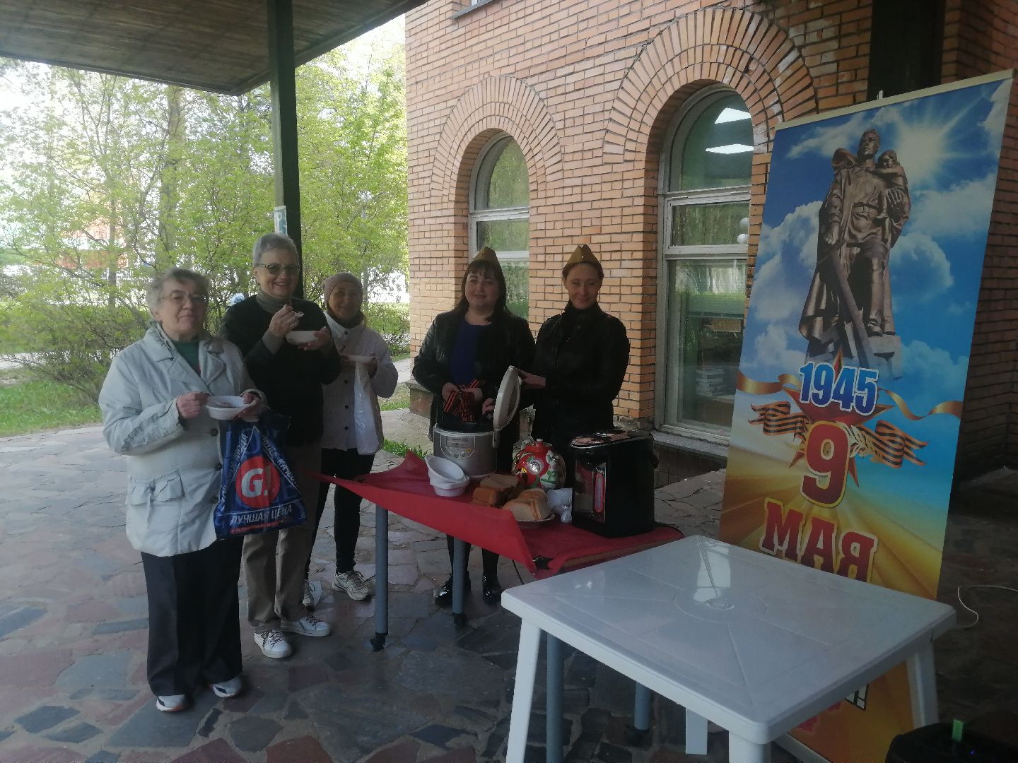 Протвино, День Победы, 9 мая, полевая кухня, солдатская каша, библиотека