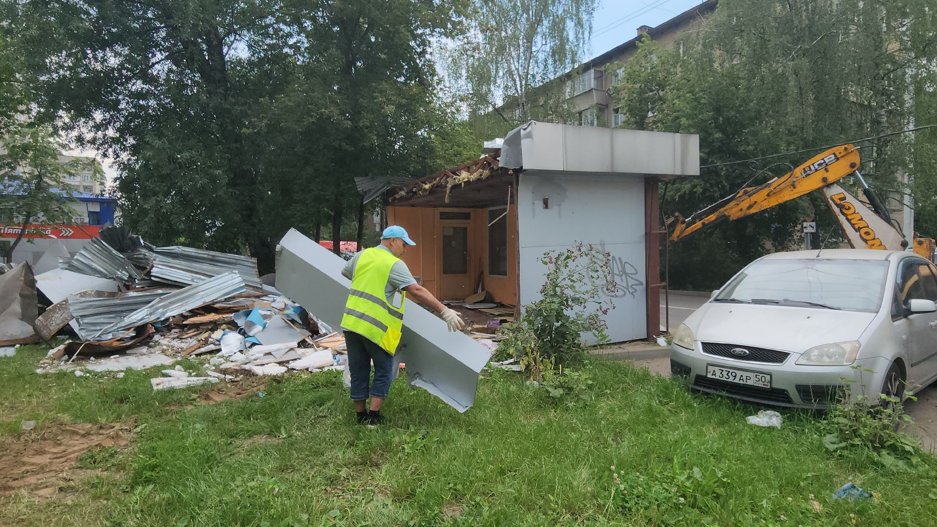 люберцы, снос незаконных объектов, нестационарный объект,