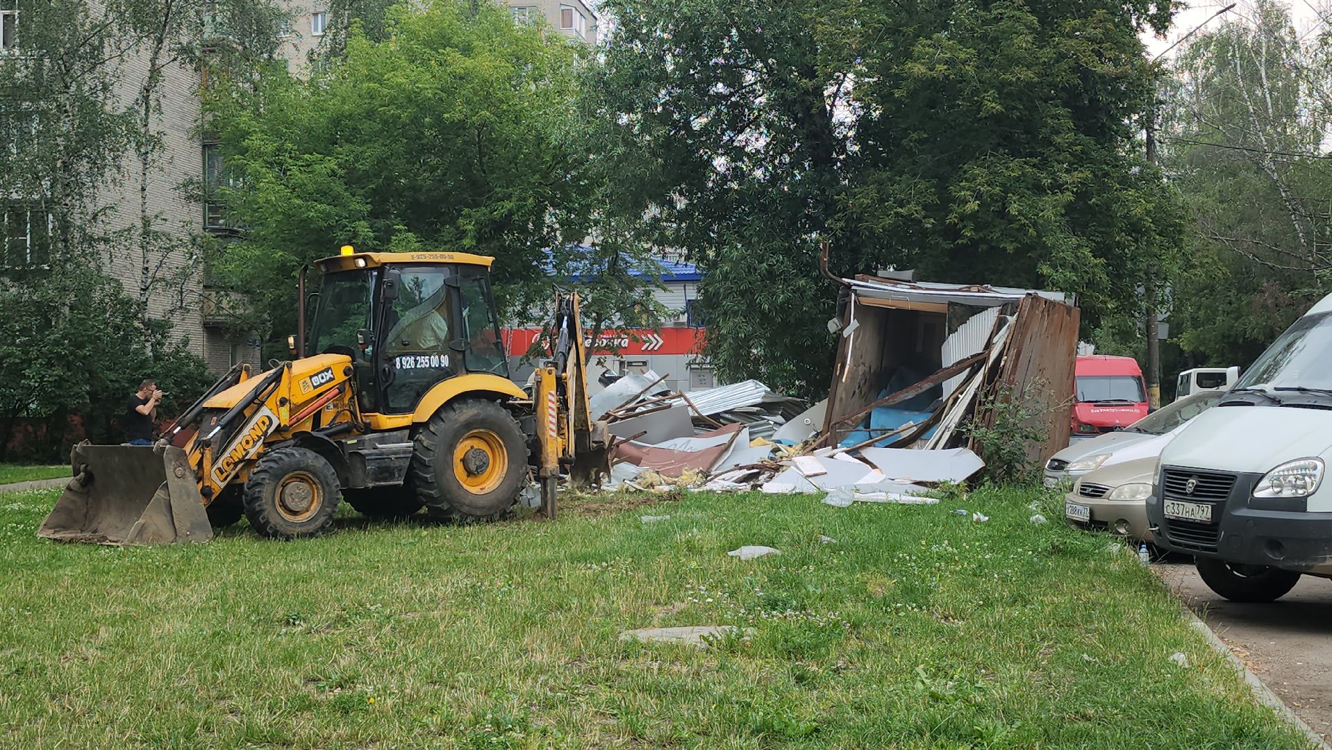 люберцы, снос незаконных объектов, нестационарный объект,