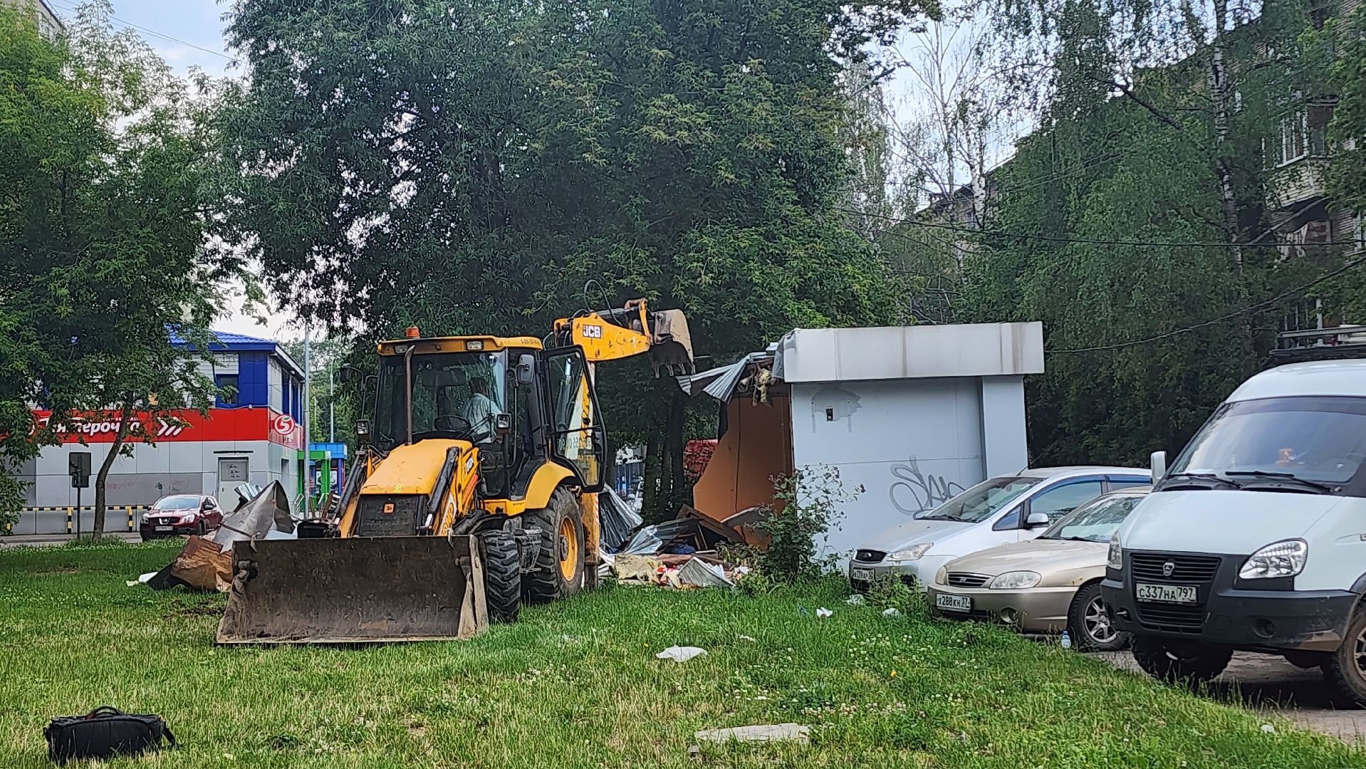 люберцы, снос незаконных объектов, нестационарный объект,