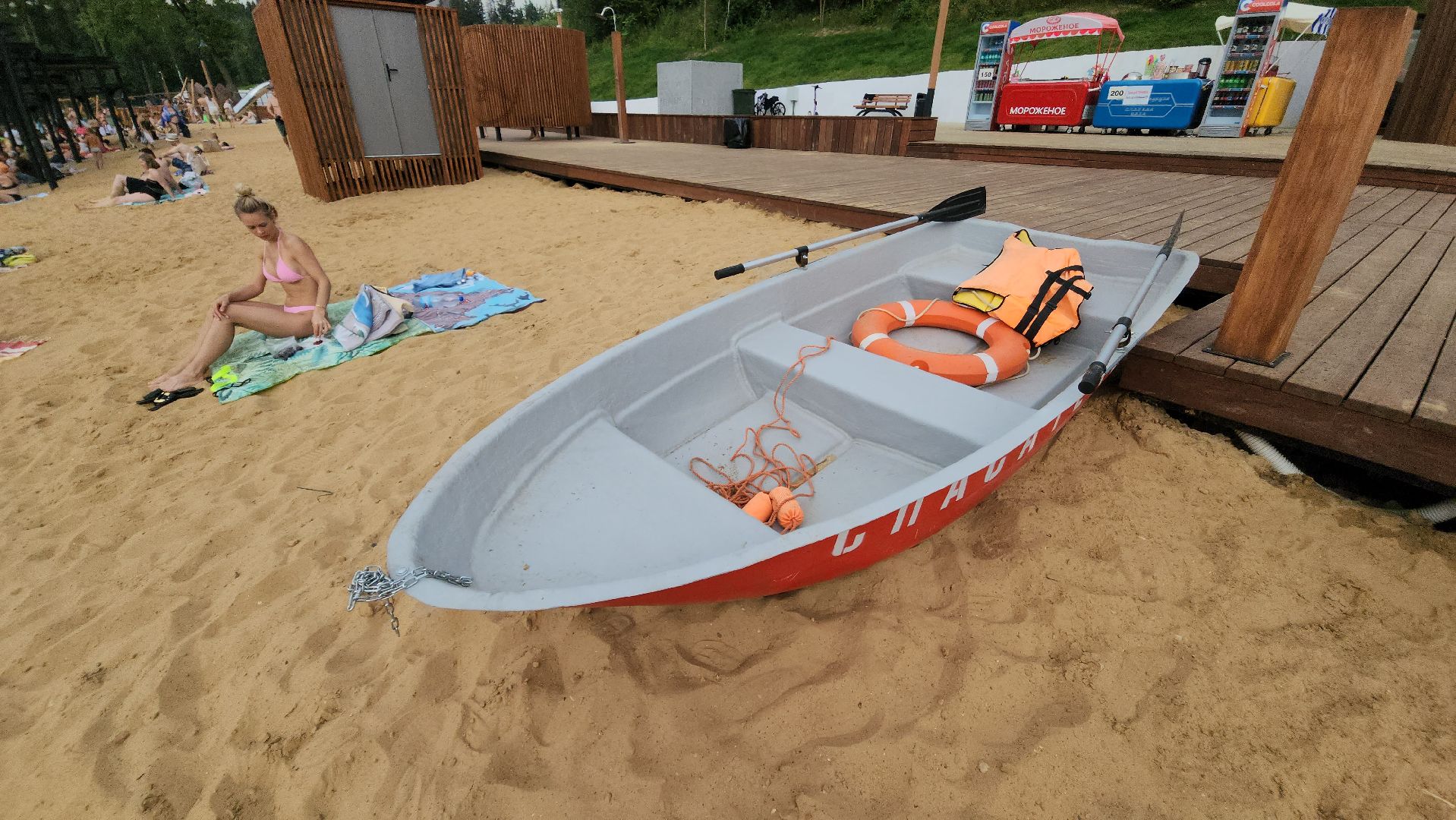 пляж, лето в подмосковье, спасатель,красногорск,